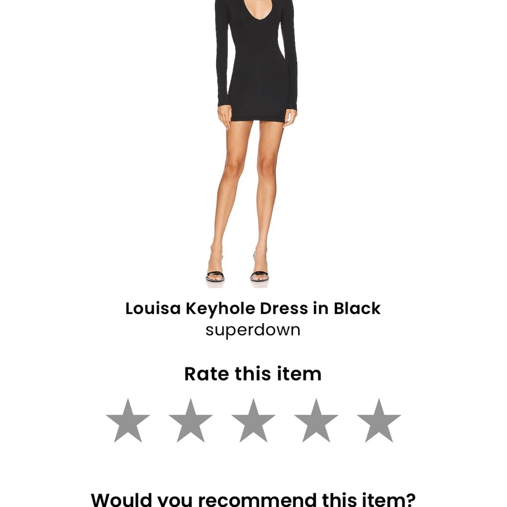 Superdown KEYHOLE DRESS -WORN ONCE